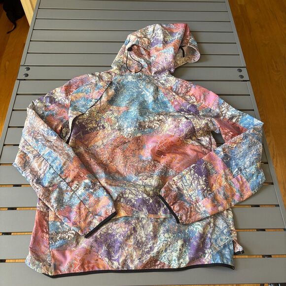 Nike Trail Packable Jacket Women's M Multi Printed Shield Windrunner CZ9538-468 - Picture 2 of 9